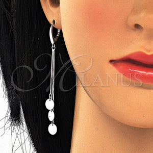 Sterling Silver Ring — Long Earring Polished 02. — main product view — SKU 125226 | Plata 925 anillo — Long Earring pulido 02. — SKU 125226