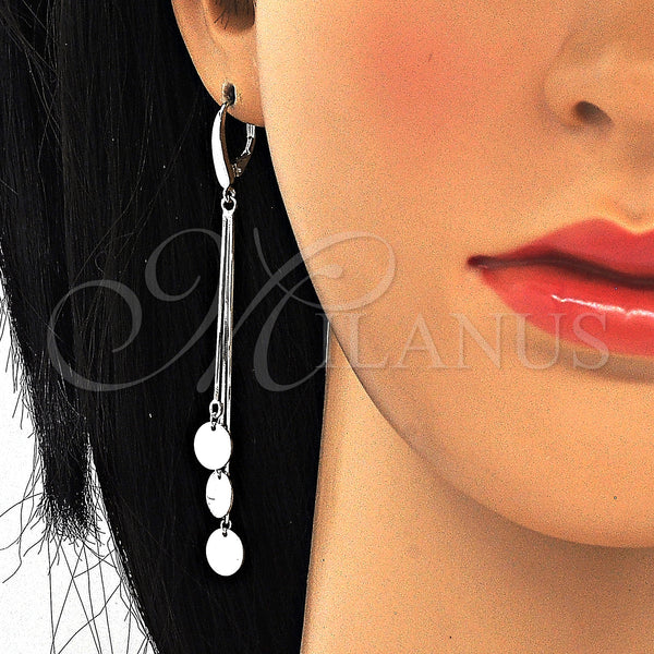 Sterling Silver Ring — Long Earring Polished 02. — main product view — SKU 125226 | Plata 925 anillo — Long Earring pulido 02. — SKU 125226