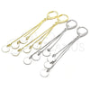 Sterling Silver Long Earring, Polished, Rhodium Finish, 02.186.0158.1