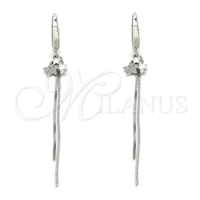 Sterling Silver Star Earrings 02.186.0163.1 for wholesale, main product view