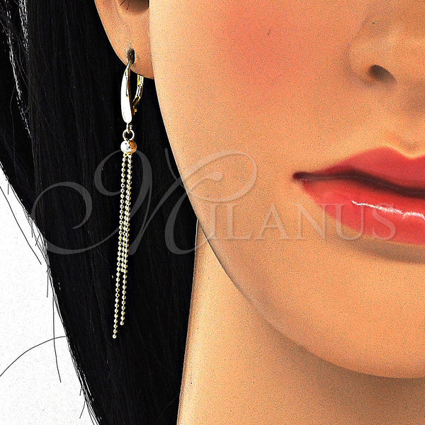 Sterling Silver Ring — Long Earring Polished 02. — alternate product view — SKU 125237 | Plata 925 anillo — Long Earring pulido 02. — SKU 125237