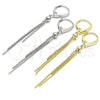 Sterling Silver Long Earring, Polished, Golden Finish, 02.186.0164