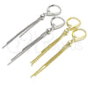Sterling Silver Long Earring, Polished, Golden Finish, 02.186.0164