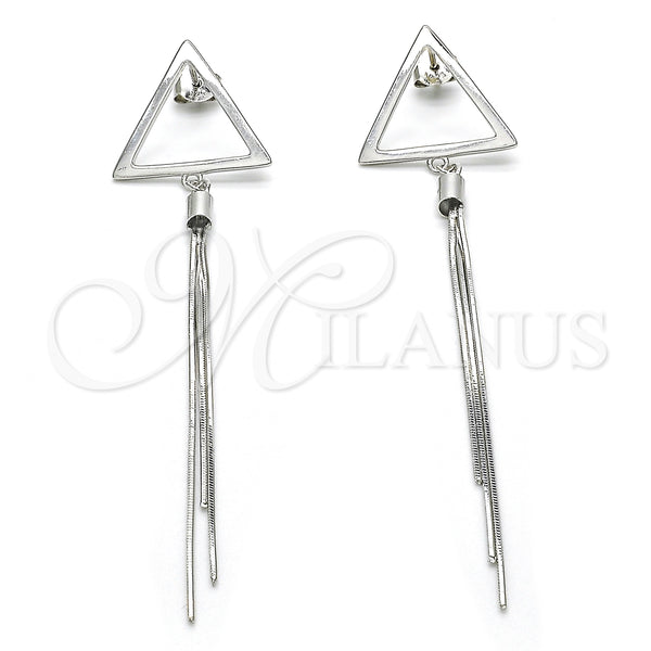 Sterling Silver Ring — Long Earring Polished 02. — main product view — SKU 125244 | Plata 925 anillo — Long Earring pulido 02. — SKU 125244