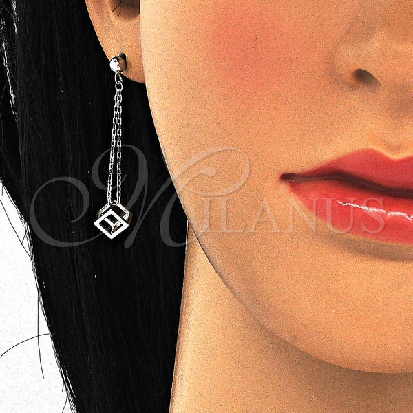 Sterling Silver Ring — Long Earring Polished 02. — alternate product view — SKU 125246 | Plata 925 anillo — Long Earring pulido 02. — SKU 125246