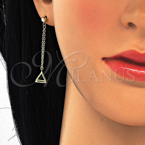 Sterling Silver Ring — Long Earring Polished 02. — alternate product view — SKU 125247 | Plata 925 anillo — Long Earring pulido 02. — SKU 125247