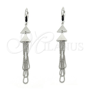 Sterling Silver Ring — Long Earring Polished 02. — main product view — SKU 125296 | Plata 925 anillo — Long Earring pulido 02. — SKU 125296