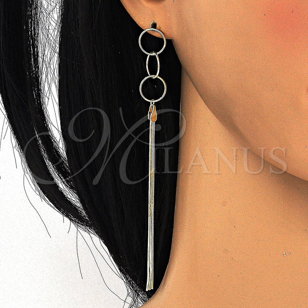 Sterling Silver Ring — Long Earring Polished 02. — alternate product view — SKU 125297 | Plata 925 anillo — Long Earring pulido 02. — SKU 125297