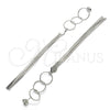 Sterling Silver Long Earring, Polished, Rhodium Finish, 02.186.0175.1