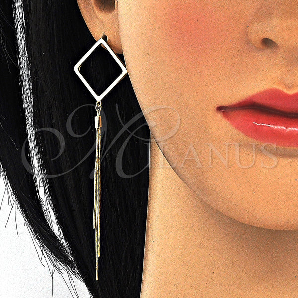 Sterling Silver Ring — Long Earring Polished 02. — alternate product view — SKU 125299 | Plata 925 anillo — Long Earring pulido 02. — SKU 125299