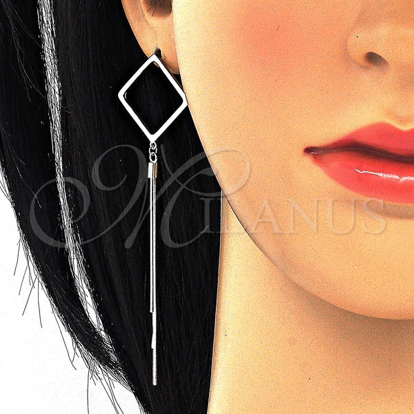 Sterling Silver Ring — Long Earring Polished 02. — alternate product view — SKU 125300 | Plata 925 anillo — Long Earring pulido 02. — SKU 125300