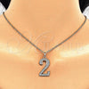 Oro Laminado Fancy Pendant, Gold Filled Style with White Cubic Zirconia, Polished, Golden Finish, 05.185.0022