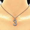 Oro Laminado Fancy Pendant, Gold Filled Style with White Cubic Zirconia, Polished, Golden Finish, 05.185.0023