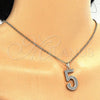 Oro Laminado Fancy Pendant, Gold Filled Style with White Cubic Zirconia, Polished, Golden Finish, 05.185.0025