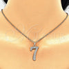 Oro Laminado Fancy Pendant, Gold Filled Style with White Cubic Zirconia, Polished, Golden Finish, 05.185.0027