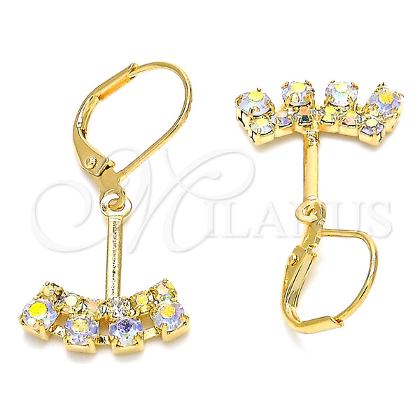 Gold Filled Ring — Dangle Earring with White Cubic Zirconia Polished 02.09. — alternate product view — SKU 125411 | Oro Laminado anillo — Dangle Earring with blanco Cubic Zirconia pulido 02.09. — SKU 125411