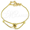 Dorado Oro Laminado Pulsera, vista 4 de la galería del producto por Mayoreo, vista adicional 4 del producto