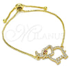 Dorado Oro Laminado Pulsera, vista 6 de la galería del producto por Mayoreo, vista adicional 6 del producto