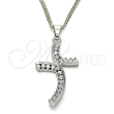 Rhodium Gold-Filled Necklace 04.284.0014.4.22 — main product image — SKU 125517 | Collar de Oro Laminado con Rodio 04.284.0014.4.22 — imagen principal del producto — SKU 125517