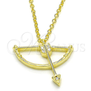 Sterling Silver Necklace — Pendant Necklace with White Cubic Zirconia Polished 04. — main product view — SKU 125713 | Plata 925 collar — Pendant Necklace with blanco Cubic Zirconia pulido 04. — SKU 125713