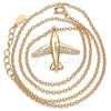 Sterling Silver Pendant Necklace, with White Micro Pave, Polished, Rose Gold Finish, 04.336.0037.1.16 (01 MM Thickness, 16 Inches Length)