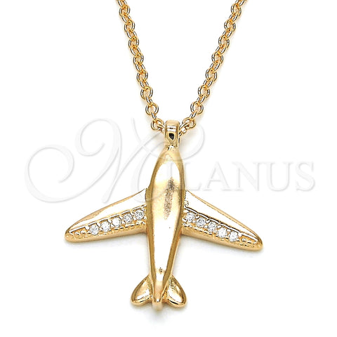 Sterling Silver Pendant Necklace, with White Micro Pave, Polished, Rose Gold Finish, 04.336.0037.1.16 (01 MM Thickness, 16 Inches Length)