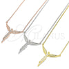 Sterling Silver Pendant Necklace, Angel Design, with White Micro Pave, Polished, Golden Finish, 04.336.0009.2.16 (01 MM Thickness, 16 Inches Length)