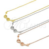Sterling Silver Pendant Necklace, Infinite Design, with White Cubic Zirconia, Polished, Golden Finish, 04.336.0078.2.16 (01 MM Thickness, 16 Inches Length)