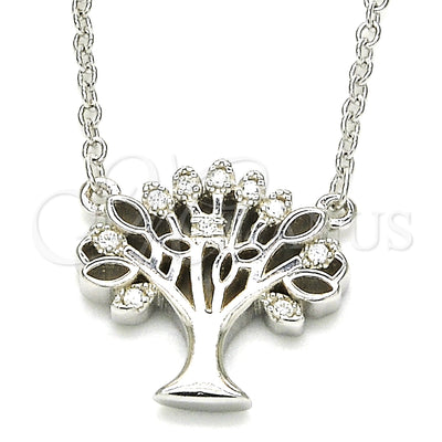 Sterling Silver Tree Necklace 04.336.0083.16 for wholesale, main product view