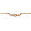 Sterling Silver Pendant Necklace, with White Cubic Zirconia, Polished, Rose Gold Finish, 04.336.0089.1.16 (01 MM Thickness, 16 Inches Length)