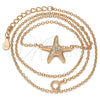 Sterling Silver Pendant Necklace, with White Cubic Zirconia, Polished, Rose Gold Finish, 04.336.0101.1.16 (01 MM Thickness, 16 Inches Length)