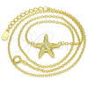 Sterling Silver Pendant Necklace, with White Cubic Zirconia, Polished, Golden Finish, 04.336.0101.2.16 (01 MM Thickness, 16 Inches Length)