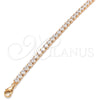 Sterling Silver Bracelet — Tennis Bracelet with White Cubic Zirconia Polished Rose — alternate product view — SKU 125877 | Plata 925 brazalete — Tennis Bracelet with blanco Cubic Zirconia pulido Rose — SKU 125877