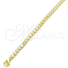 Sterling Silver Bracelet — Tennis Bracelet with White Cubic Zirconia Polished 03. — alternate product view — SKU 125879 | Plata 925 brazalete — Tennis Bracelet with blanco Cubic Zirconia pulido 03. — SKU 125879
