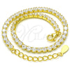 Sterling Silver Bracelet — Tennis Bracelet with White Cubic Zirconia Polished 03. — alternate product view — SKU 125879 | Plata 925 brazalete — Tennis Bracelet with blanco Cubic Zirconia pulido 03. — SKU 125879