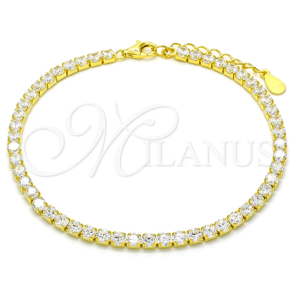 Sterling Silver Bracelet — Tennis Bracelet with White Cubic Zirconia Polished 03. — alternate product view — SKU 125879 | Plata 925 brazalete — Tennis Bracelet with blanco Cubic Zirconia pulido 03. — SKU 125879