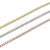 Sterling Silver Bracelet — Tennis Bracelet with White Cubic Zirconia Polished 03. — alternate product view — SKU 125879 | Plata 925 brazalete — Tennis Bracelet with blanco Cubic Zirconia pulido 03. — SKU 125879