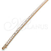 Sterling Silver Bracelet — Tennis Bracelet with White Cubic Zirconia Polished Rose — alternate product view — SKU 125884 | Plata 925 brazalete — Tennis Bracelet with blanco Cubic Zirconia pulido Rose — SKU 125884