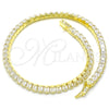 Sterling Silver Bracelet — Tennis Bracelet with White Cubic Zirconia Polished 03. — alternate product view — SKU 125885 | Plata 925 brazalete — Tennis Bracelet with blanco Cubic Zirconia pulido 03. — SKU 125885