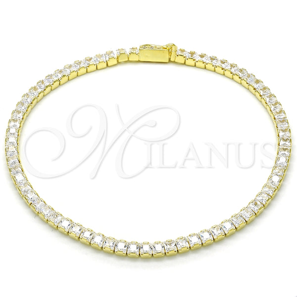 Sterling Silver Bracelet — Tennis Bracelet with White Cubic Zirconia Polished 03. — alternate product view — SKU 125885 | Plata 925 brazalete — Tennis Bracelet with blanco Cubic Zirconia pulido 03. — SKU 125885