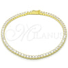 Sterling Silver Bracelet — Tennis Bracelet with White Cubic Zirconia Polished 03. — alternate product view — SKU 125885 | Plata 925 brazalete — Tennis Bracelet with blanco Cubic Zirconia pulido 03. — SKU 125885