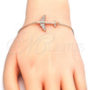 Plateada Plata Esterlina Pulsera, vista 3 de la galería del producto de Plata 925 por Mayoreo, vista adicional 3 del producto