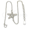 Sterling Silver Fancy Bracelet, with White Micro Pave, Polished, Rhodium Finish, 03.336.0043.07 (01 MM Thickness, 7 Inches Length)