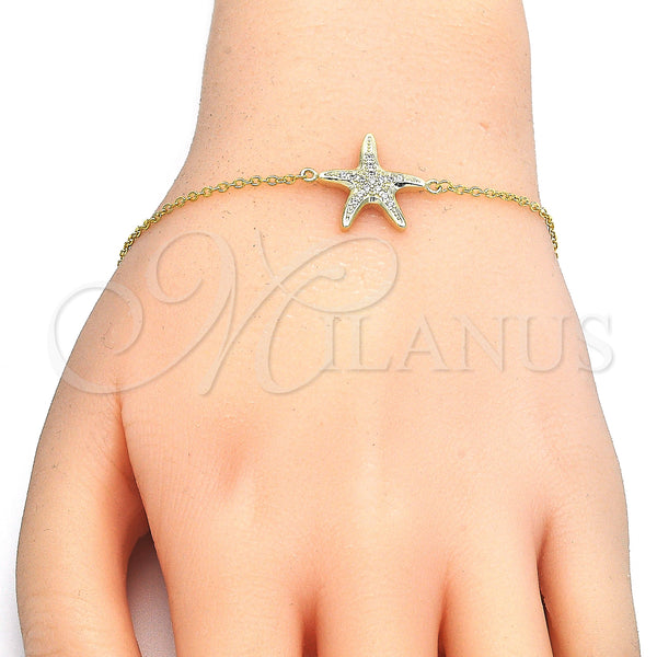 Sterling Silver Bracelet — Fancy Bracelet with White Micro Pave Polished 03. — main product view — SKU 125932 | Plata 925 brazalete — elegante Bracelet with blanco Micro Pave pulido 03. — SKU 125932