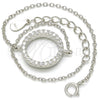 Sterling Silver Fancy Bracelet, with White Cubic Zirconia, Polished, Rhodium Finish, 03.336.0044.07 (02 MM for wholesale, additional product view 6