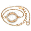 Sterling Silver Fancy Bracelet, with White Cubic Zirconia, Polished, Rose Gold Finish, 03.336.0044.1.07 (02 MM for wholesale, additional product view 6