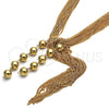 Oro Laminado Fancy Necklace, Gold Filled Style Ball Design, Polished, Golden Finish, 04.321.0030.32 (02 MM Thickness, 32 Inches Length)