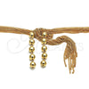 Oro Laminado Fancy Necklace, Gold Filled Style Ball Design, Polished, Golden Finish, 04.321.0030.32 (02 MM Thickness, 32 Inches Length)