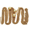 Oro Laminado Fancy Necklace, Gold Filled Style Ball Design, Polished, Golden Finish, 04.321.0031.24 (02 MM Thickness, 24 Inches Length)