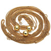 Oro Laminado Fancy Necklace, Gold Filled Style Ball Design, Polished, Golden Finish, 04.321.0031.24 (02 MM Thickness, 24 Inches Length)
